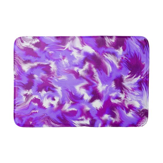 Tapis De Bain Purple abstrait (Devant)