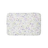 Tapis De Bain Purple Floral Bath Mat (Devant)