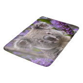 Tapis De Bain Purple Jacaranda Koala Ours, (Angle)