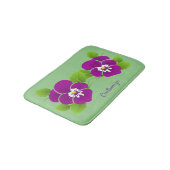 Tapis De Bain Purple Pansy Flower Thunder_Cove (Angle)