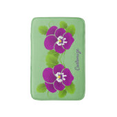 Tapis De Bain Purple Pansy Flower Thunder_Cove (Devant (Vertical))