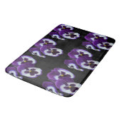 Tapis De Bain Purple Pansy Posy, (Angle)