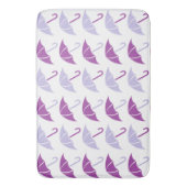Tapis De Bain Purple Pop Art Umbrella Pattern (devant Vertical)