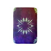 Tapis De Bain Purple Tie Dye Bath Mat (Devant (Vertical))