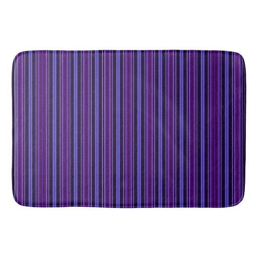 Tapis De Bain Purples répartis (Devant)