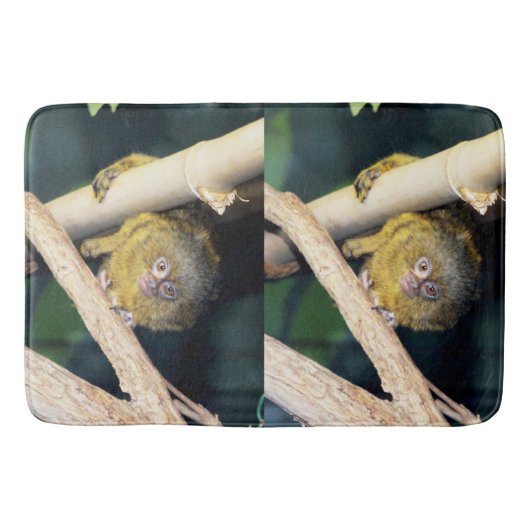 Tapis De Bain Pygmée Marmoset Tree Hugger, Mousse de mémoire Bat (Devant)