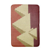 Tapis De Bain Pyramides égyptiennes Tan Rust Crochet Artistique  (Devant (Vertical))
