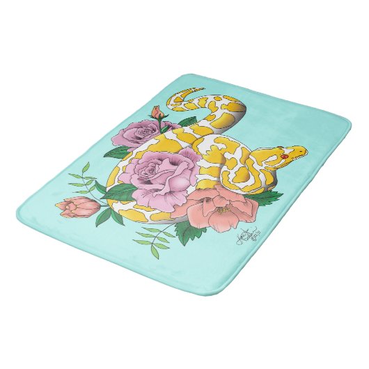 Tapis De Bain Python albino (Angle)