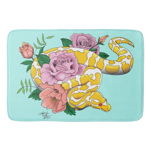 Tapis De Bain Python albino (Devant)