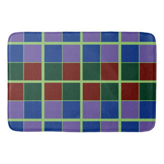 Tapis De Bain Quatre couleurs À damiers
