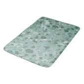 Tapis De Bain Quatre nuances de vert Abstrait (Angle)