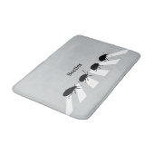 Tapis De Bain Quatre scarabées marchant à travers un passage (Angle)