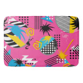 Tapis De Bain Quatre-vingts motifs de Miami (Devant)