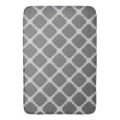 Tapis De Bain Quatrefoil dans les tons gris (devant Vertical)