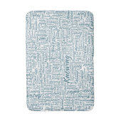 Tapis De Bain Question Apprendre Nuage MotssTexte Motif Message (Devant (Vertical))