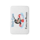 Tapis De Bain Quoi que Flotte ton mème Narwhal (Devant (Vertical))