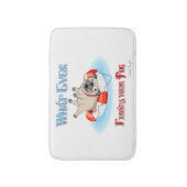 Tapis De Bain Quoi qu'il flotte votre Carlin (Devant (Vertical))