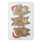 Tapis De Bain Quokka Noël Animaux mignons Quokkas (devant Vertical)