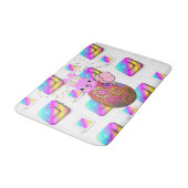 Tapis De Bain Rabat rose Pastel Salle de bain Mat (Angle)
