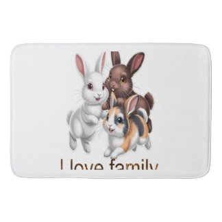 Tapis De Bain Rabbit family