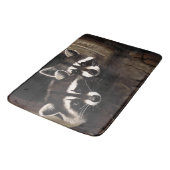 Tapis De Bain Raccoons Brown Cute Tree (Angle)
