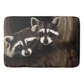 Tapis De Bain Raccoons Brown Cute Tree (Devant)