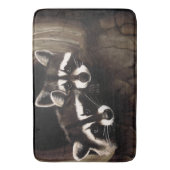 Tapis De Bain Raccoons Brown Cute Tree (devant Vertical)