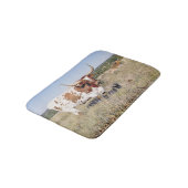 Tapis De Bain Race du Texas Longhorn (photo) (Angle)