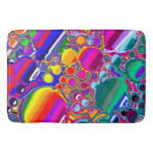 Tapis De Bain Rainbow Blast Art Abstrait (Devant)