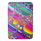 Tapis De Bain Rainbow Blast Art Abstrait (devant Vertical)