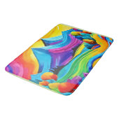 Tapis De Bain Rainbow Mountain Majesty Art (Angle)