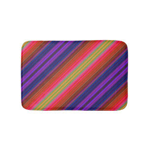 Tapis De Bain Rainbow Stripes Bain Mat