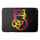 Tapis De Bain Rainbow Trinity Knot Celtic Chat Mat (Devant)