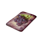 Tapis De Bain Raisins Rouge Et Vert (Angle)