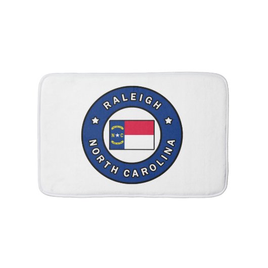 Tapis De Bain Raleigh Caroline du Nord (Devant)