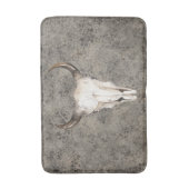 Tapis De Bain Ranch rustique sud-ouest crâne marron éclaboussur (Devant (Vertical))