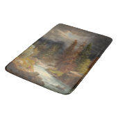 Tapis De Bain Randonnée à côté d'une rivière torrentielle (Angle)