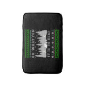 Tapis De Bain randonnée Noël laid (Devant (Vertical))