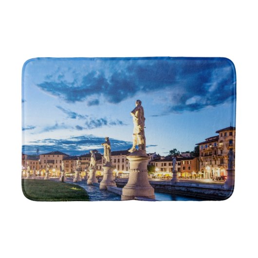Tapis De Bain Rangée de statues illuminées à Padova (Devant)