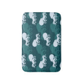 Tapis De Bain Rangées de motif de poulpe (Devant (Vertical))