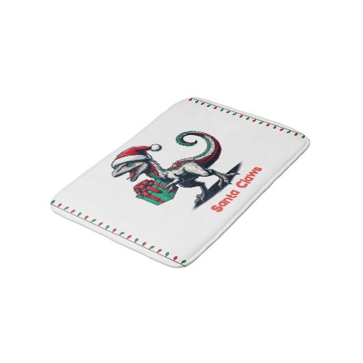Tapis De Bain rapace de Noël Santa hat (Angle)
