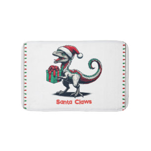 Tapis De Bain rapace de Noël Santa hat