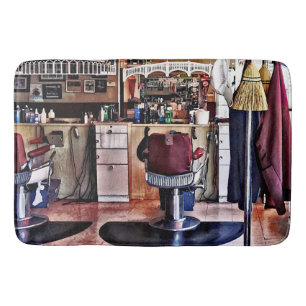 Tapis De Bain Raseur-coiffeur avec le support de manteau