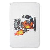 Tapis De Bain Raton laveur avec torche (devant Vertical)