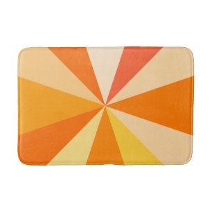 Tapis De Bain Rayons 60s géométriques géniaux modernes d'art