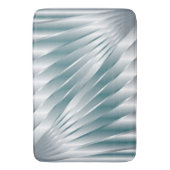 Tapis De Bain Rayons gris argenté (devant Vertical)