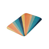 Tapis De Bain Rayons solaires rétro (Angle)