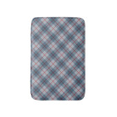Tapis De Bain Rayure Bleu-Rouge de plaid polarisé (Devant (Vertical))