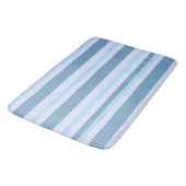Tapis De Bain Rayure Côte Bleue Nordique (Angle)