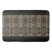 Tapis De Bain Rayure de marbre noire de Taupe (Devant)